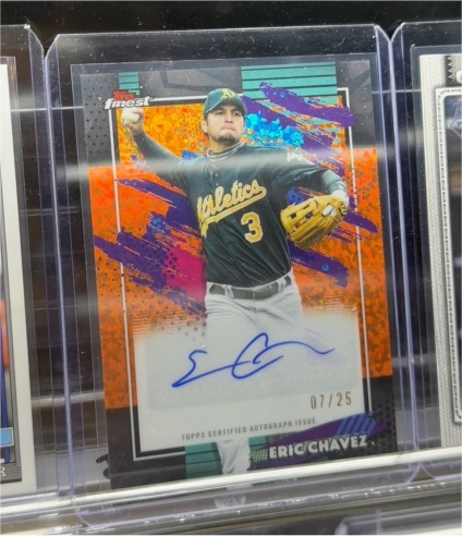 2026 Topps Finest #FMA-ECH Eric Chavez — front