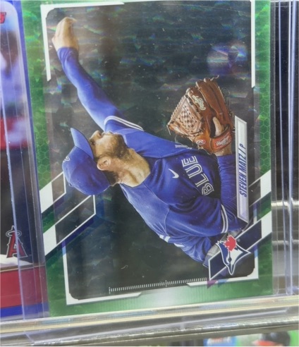 2021 Topps Update #US59 Steven Matz Green Foilboard #/499 — front
