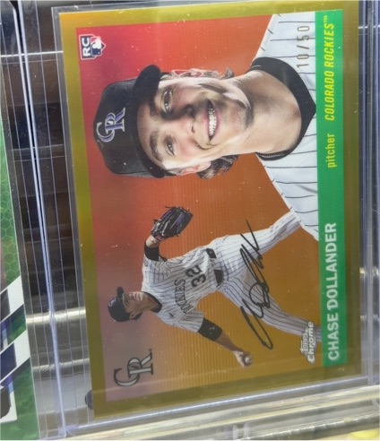 2025 Topps Chrome Platinum #288 Chase Dollander — front