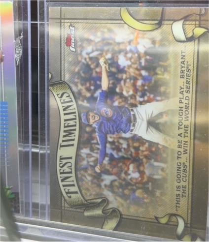 2026 Topps Finest Finest Timelines #FT-30 Kris Bryant — front