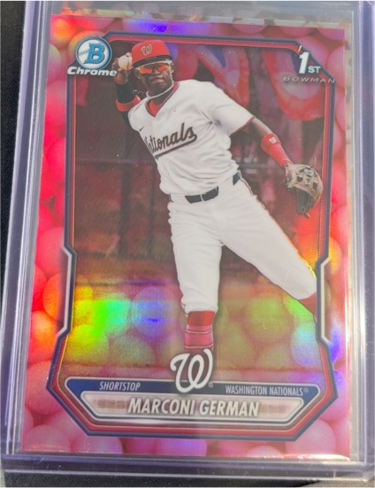 2026 Bowman Chrome #BCP-100 Marconi German — front