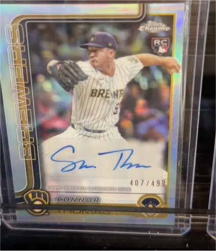 2025 Topps Chrome Update #AC-CT Connor Thomas — front