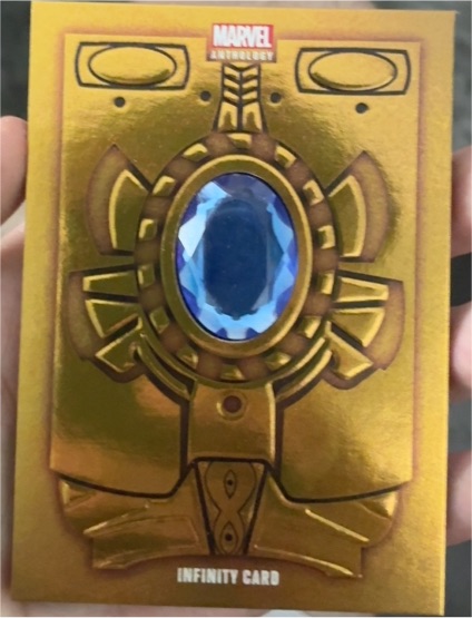 2025 Panini Marvel Anthology Infinity Card Mind Stone — front