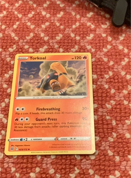 2022 Pokémon TCG Sword & Shield: Brilliant Stars #023 Torkoal — front