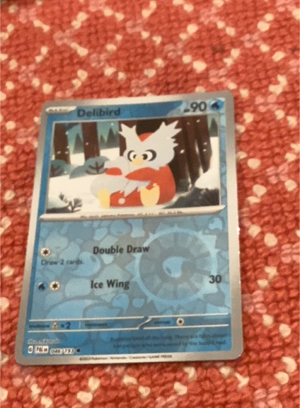 2023 Pokémon Paldea Evolved #046 Delibird — front