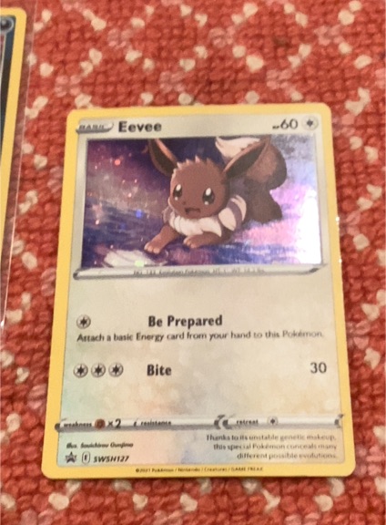 2021 Pokémon SWSH127 Eevee Sword & Shield Promo — front