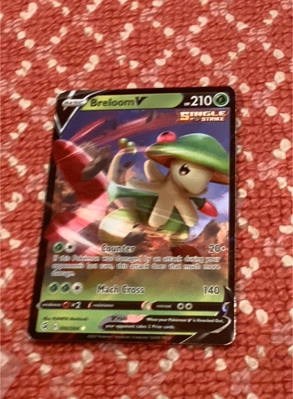 2021 Pokemon Fusion Strike #006 Breloom V — front