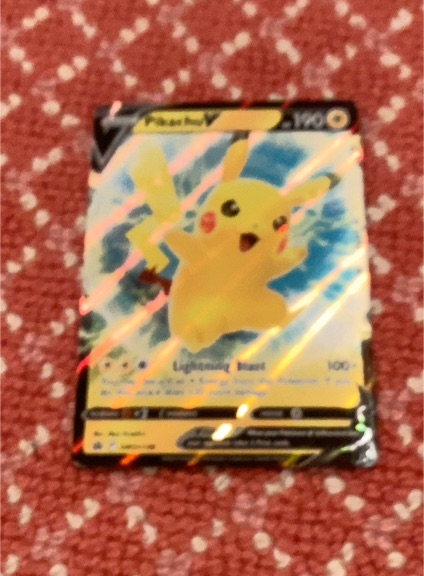 2022 Pokémon SWSH #198 Pikachu V — front