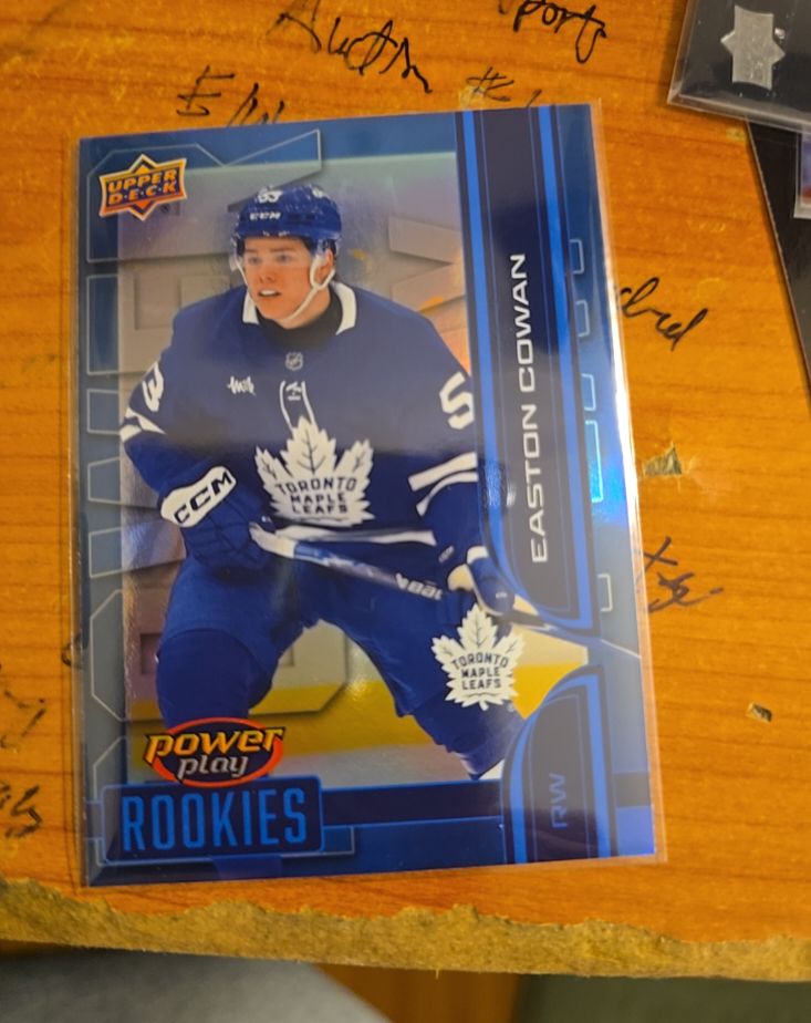 2025-26 Upper Deck Extended Series Power Play Rookies #PY-14 Easton Cowan — front