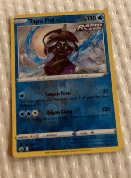 2021 Pokémon SWSH06 #040 Tapu Fini — front