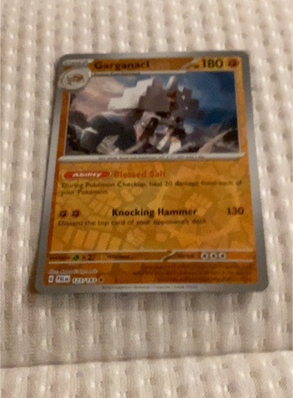 2023 Pokémon TCG SV02: Paldea Evolved #123 Garganacl — front