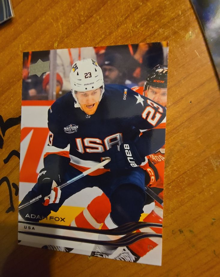 2025-26 Upper Deck Extended Series #694 Adam Fox — front