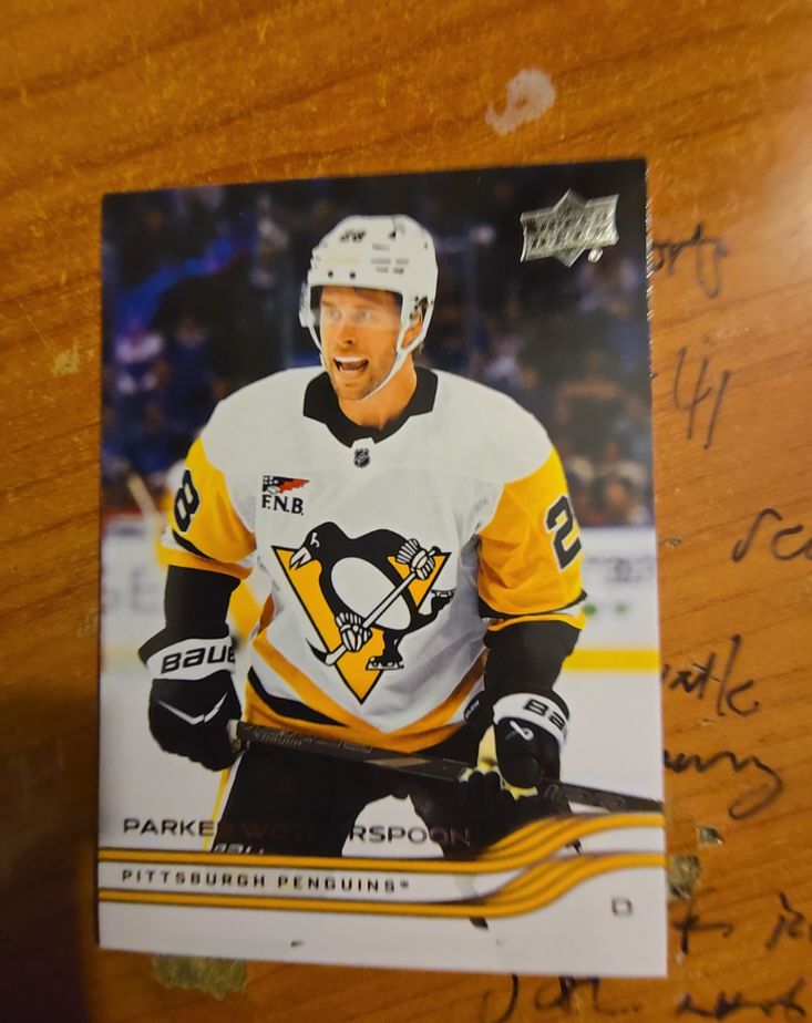 2025-26 Upper Deck Extended Series #596 Parker Wotherspoon — front