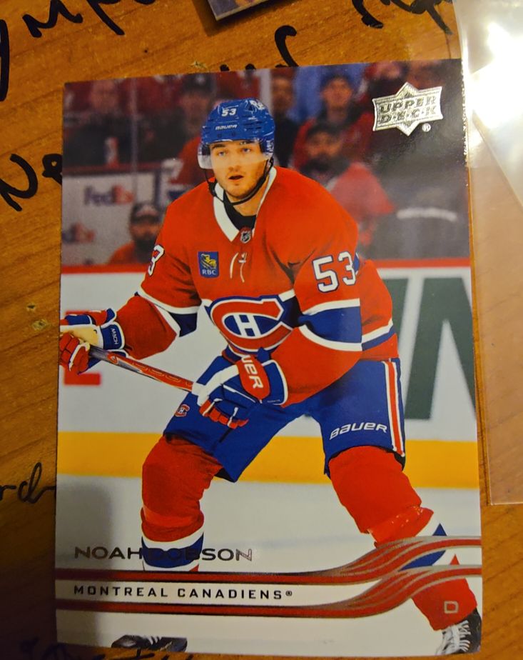 2025-26 Upper Deck Extended Series #566 Noah Dobson — front
