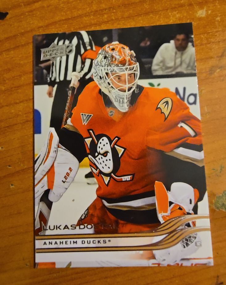 2025-26 Upper Deck #505 Lukas Dostal — front