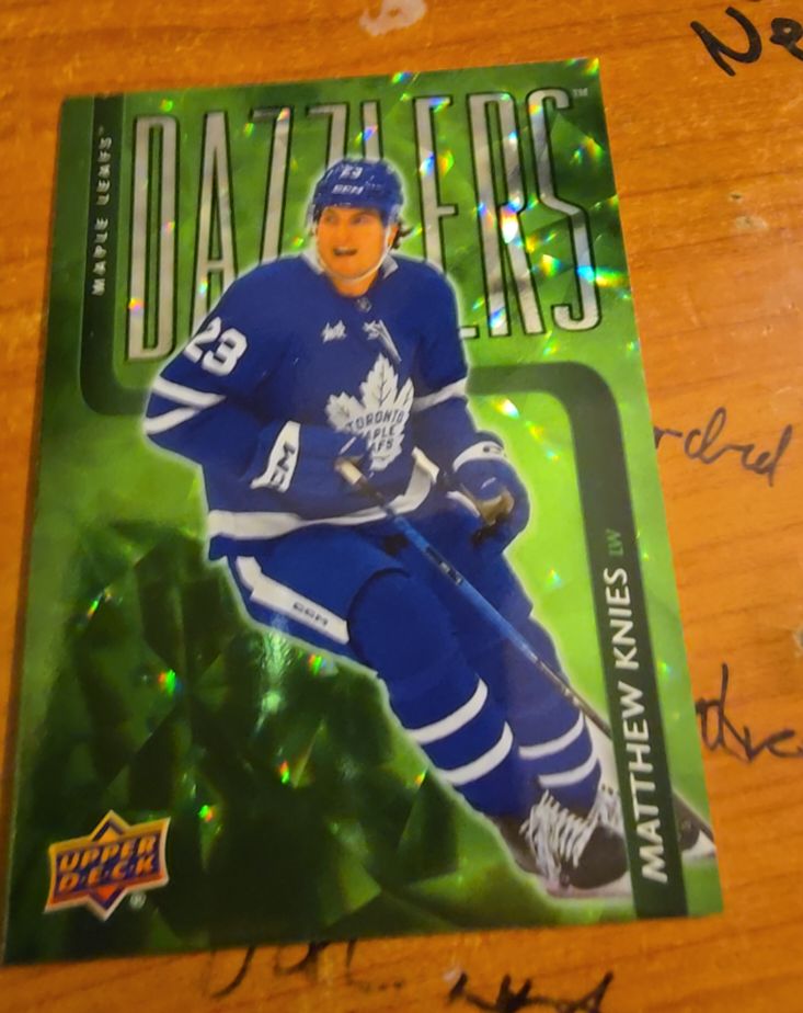 2025-26 Upper Deck Extended Dazzlers #DZ-114 Matthew Knies — front