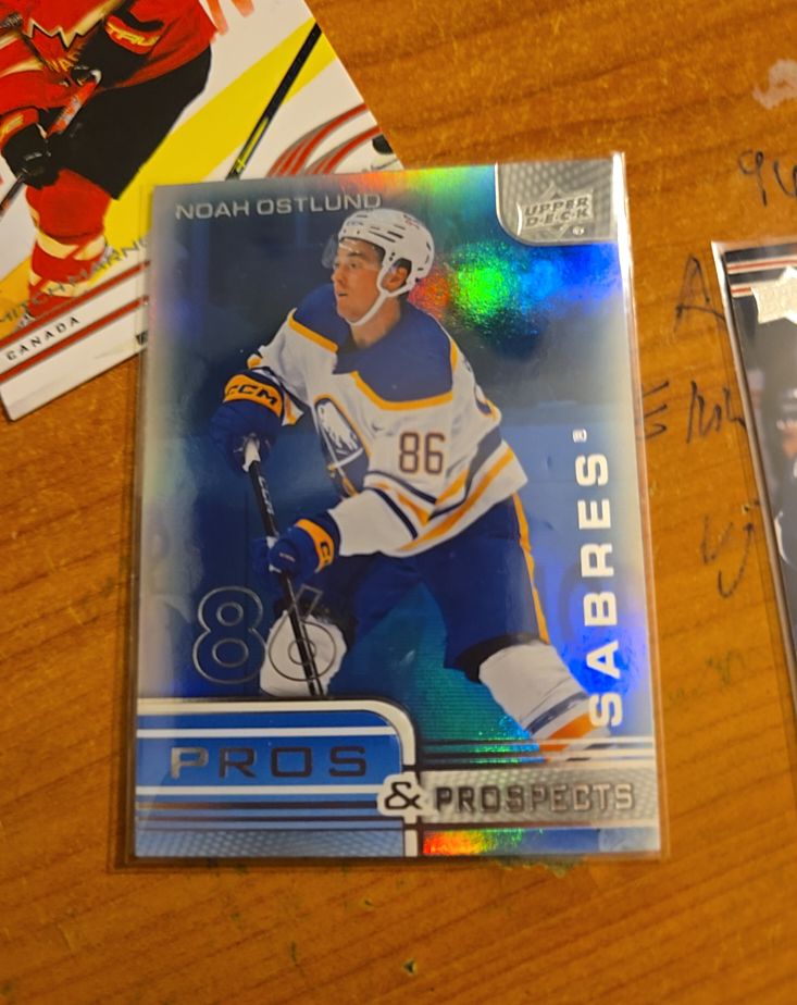 2025-26 Upper Deck Pros & Prospects #PP-23 Noah Ostlund — front