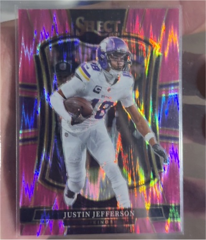 2025 Panini Select Premier Level #163 Justin Jefferson — front