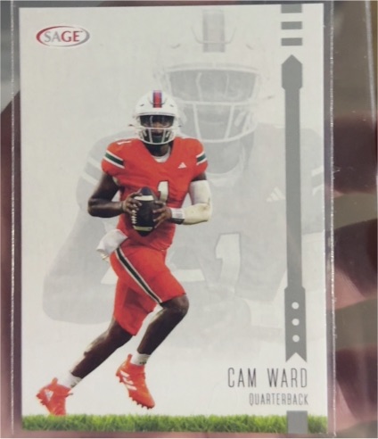 2025 Sage #1 Cam Ward — front