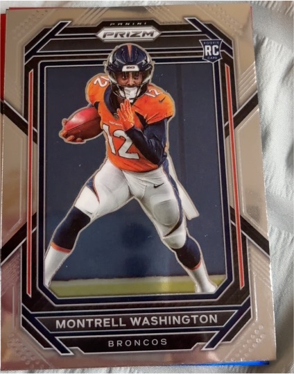 2022 Panini Prizm #356 Montrell Washington — front