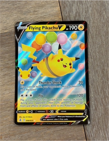 2021 Pokémon Celebrations #006 Flying Pikachu V — front