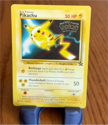 1999 Wizards of the Coast Black Star Promo #4 Pikachu — front