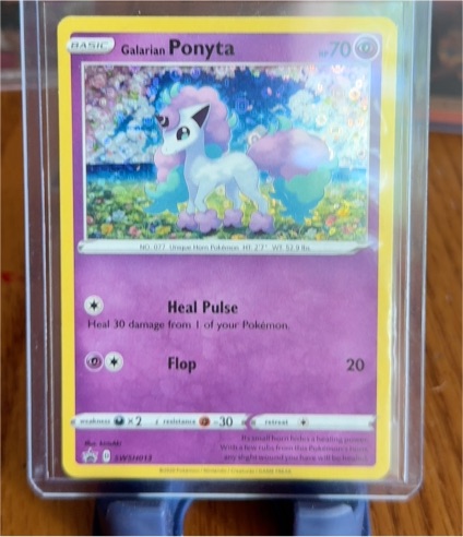 2020 Pokémon TCG Galarian Ponyta SWSH013 — front