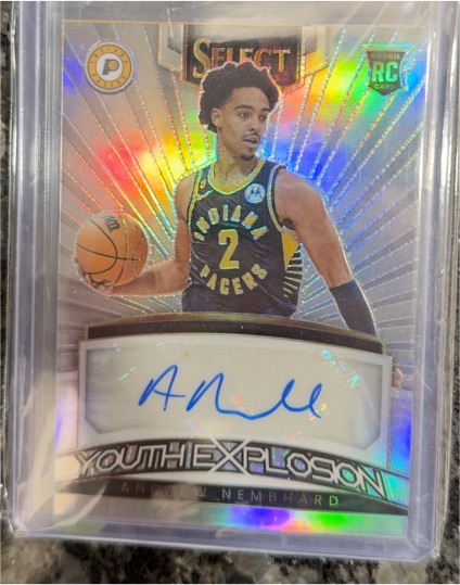 2022-23 Panini Select #YES-ANH Andrew Nembhard Youth Explosion Signatures Rookie — front