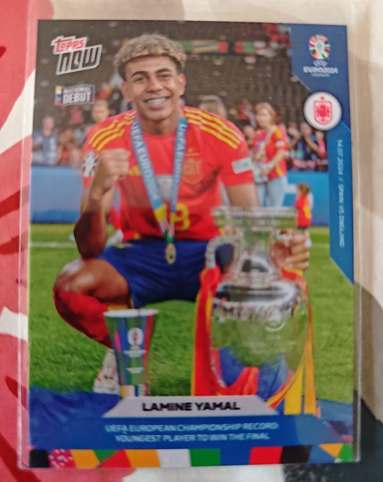 2024 Topps Now #66 Lamine Yamal — front