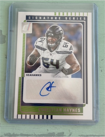 2025 Panini Donruss #SS-CHS Christian Haynes Signature Series — front