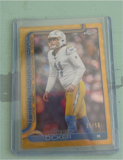 2025 Topps Chrome #162 Cameron Dicker — front