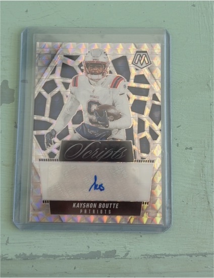 2025 Panini Mosaic Scripts #SCR-KBE Kayshon Boutte — front