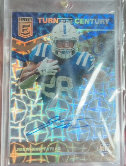 2020 Panini Elite Turn of the Century #TOC-JT Jonathan Taylor — front