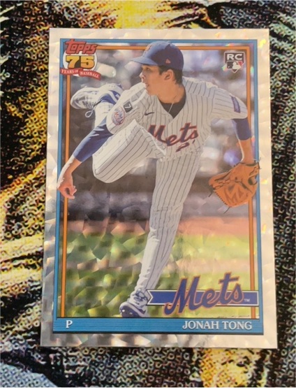 2026 Topps Series 2 1991 Design #91B2-14 Jonah Tong — front