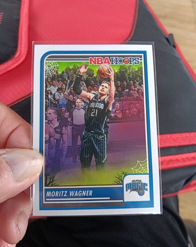 2023-24 Panini Hoops Haunted Hoops #63 Moritz Wagner — front