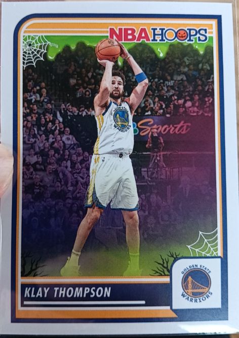2023-24 Panini NBA Hoops Haunted Hoops #255 Klay Thompson — front