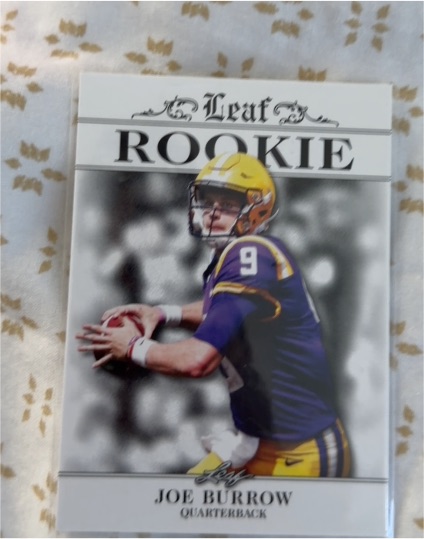 2020 Leaf Exclusive #2 Joe Burrow — front