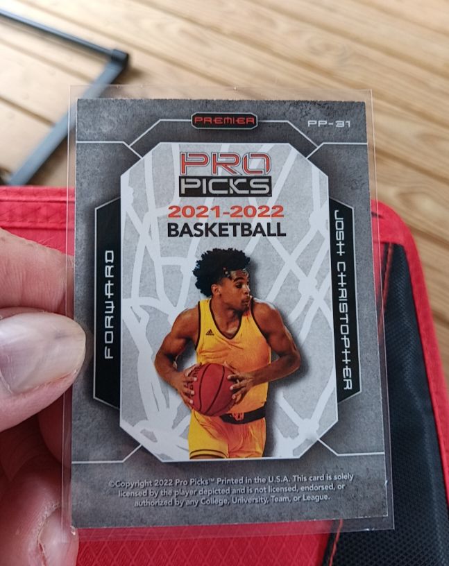 2021-22 Pro Picks Premier #PP-31 Josh Christopher — front