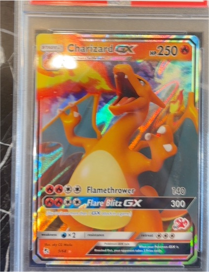2019 Pokémon Sun & Moon Hidden Fates #9 Charizard GX — front