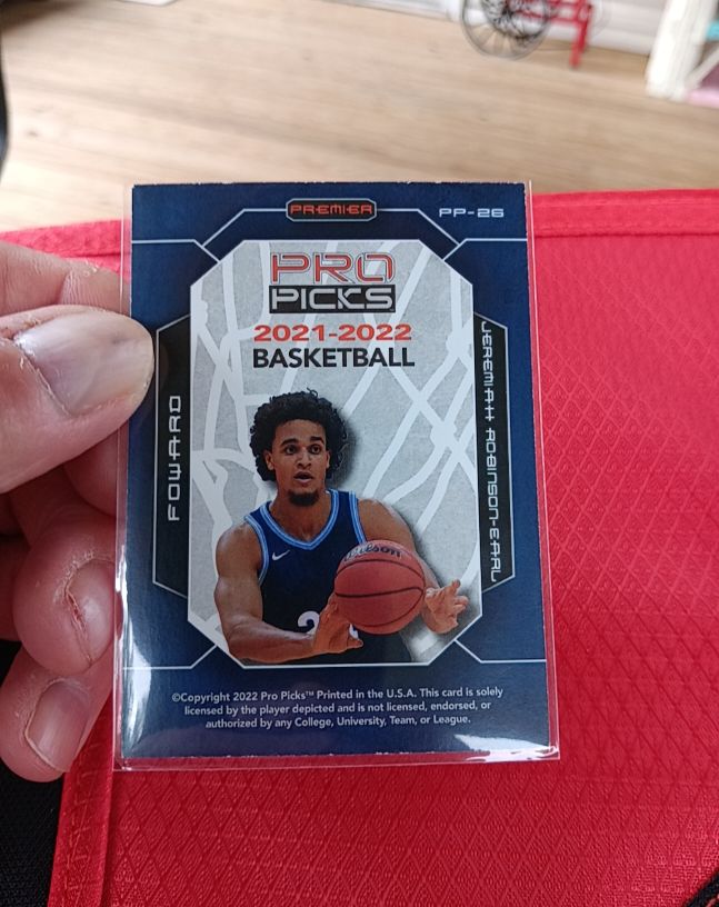 2021-22 Premier Pro Picks #PP-26 Jeremiah Robinson-Earl — front