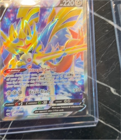 2020 Pokémon Zacian V #195/202 — front