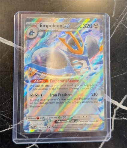 2025 Pokémon ME02: Phantasmal Flames #070 Empoleon ex — front