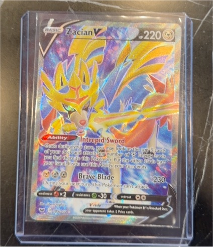 2020 Pokémon Zacian V #195/202 Sword & Shield — front