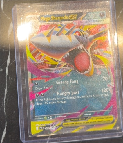 Mega Sharpedo EX 061/094 Phantasmal Flames — front