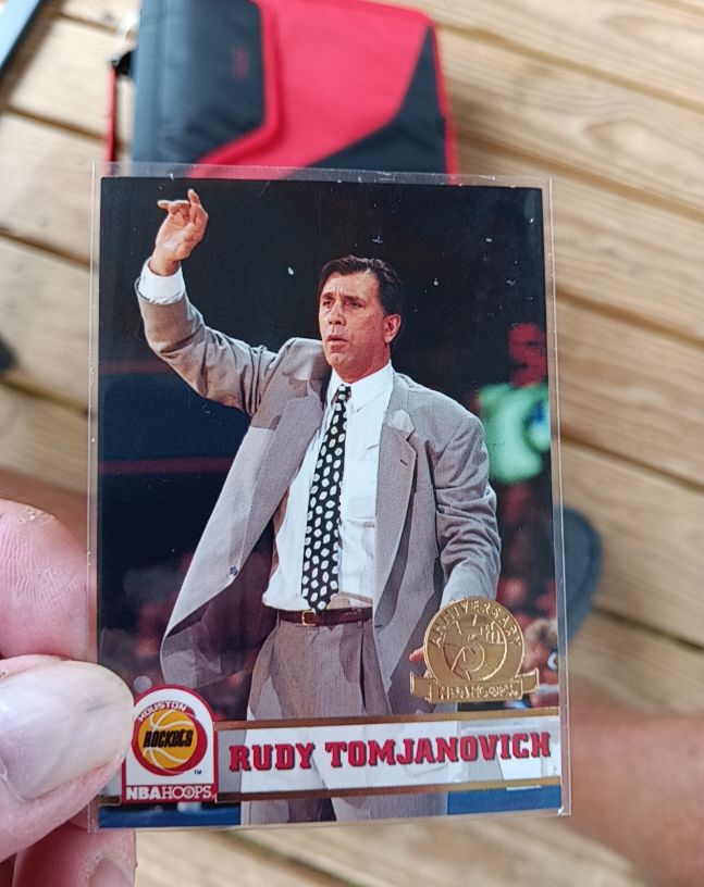 1993-94 NBA Hoops #239 Rudy Tomjanovich — front