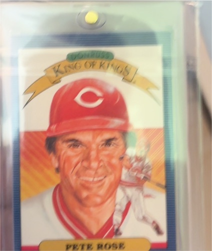 1985 Donruss #653 Pete Rose Diamond Kings King of Kings — front