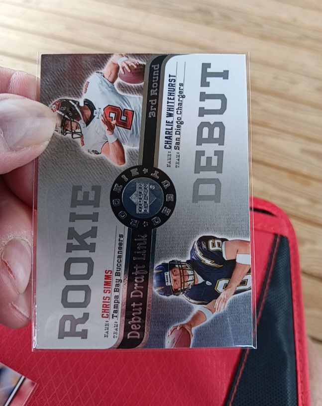 2006 Upper Deck Rookie Debut Draft Link #DDL-59 Chris Simms — front