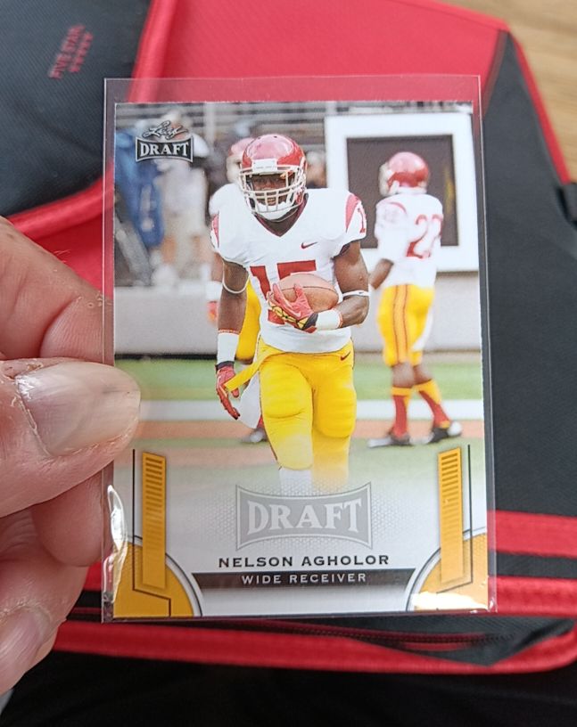 2015 Leaf Draft #43 Nelson Agholor — front