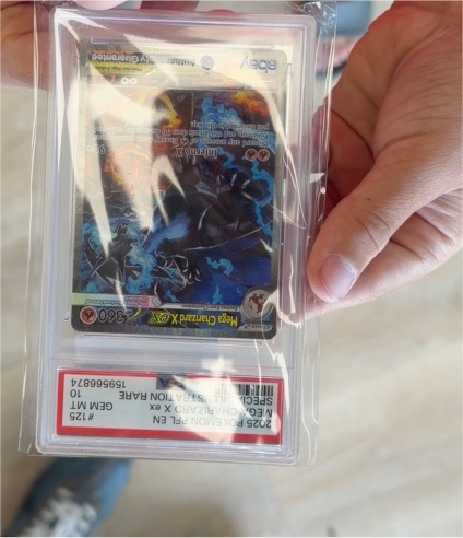 2025 Mega Charizard X ex 125/094 ME02 Phantasmal Flames — front