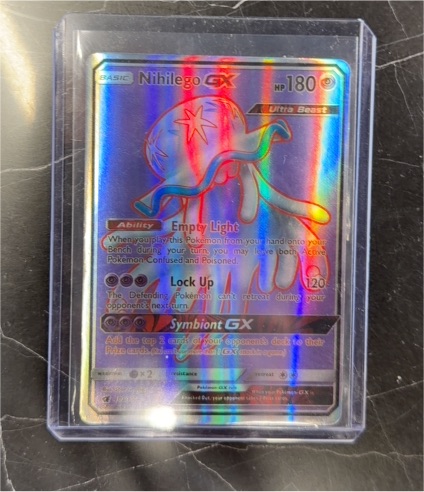 2017 The Pokémon Company Nihilego GX #103 Crimson Invasion Full Art — front